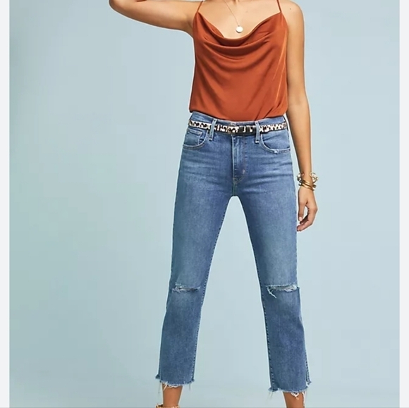 Levi's Denim - Levi's High Rise Straight Crop Jean 28